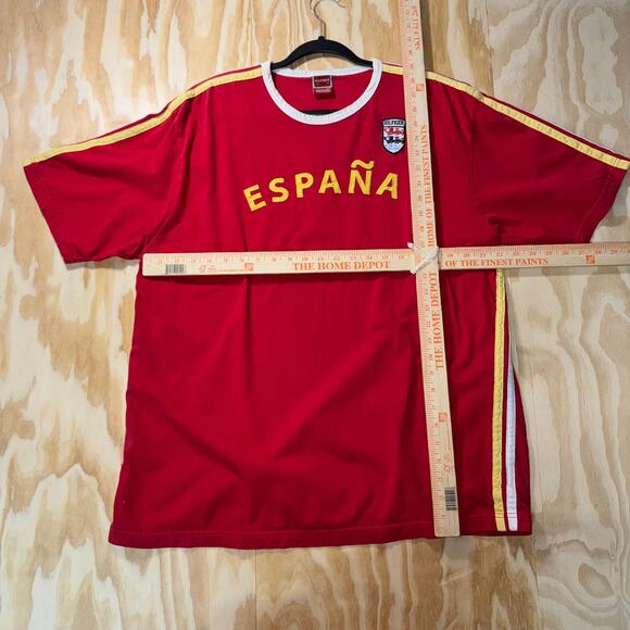 Vintage Y2K espana Spain soccer jersey 00s hilfiger t-shirt - Picture 4 of 4